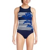 Blue Stripe Floral Placement