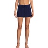 image:imageWomens Woven Packable 3 Dolphin Hem Swim Coverup ShortsDeep Sea Navy