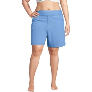 image:imageLands End Womens 9 Inch Board ShortsLake Blue
