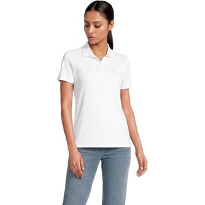 image:imageLands End Womens AmericanGrown Supima Cotton Polo ShirtWhite
