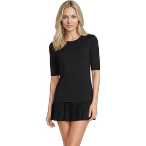 image:imageLands End Womens Elbow Sleeve Rash GuardBlack