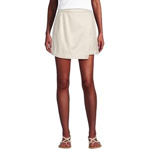 image:imageLands End Womens Lightweight Denim Above the Knee SkortNatural