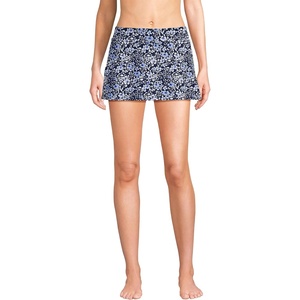 image:imageLands End Womens Mini Swim SkirtNavy Meadow Floral