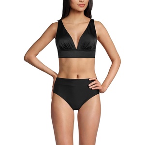 image:imageLands End Womens Plunge Bikini TopBlack