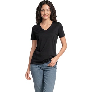 image:imageLands End Womens Supima VNeck TShirtBlack