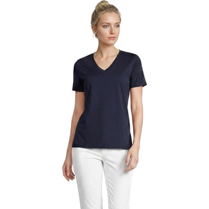 image:imageLands End Womens Supima VNeck TShirtRadiant Navy