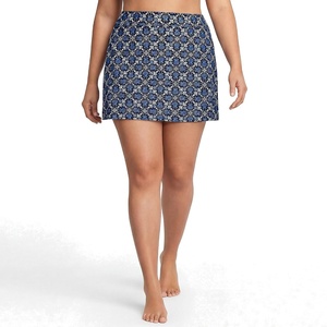 image:imageLands End Womens Swim Skirt Swim BottomsSeashell GeoNavy