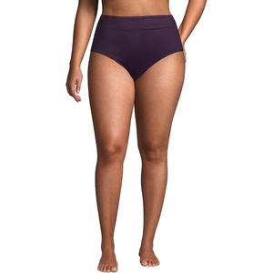 image:imageLands End Womens Tummy Control High Waisted Bikini BottomsBlackberry