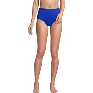 image:imageLands End Womens Tummy Control High Waisted Bikini BottomsElectric Blue
