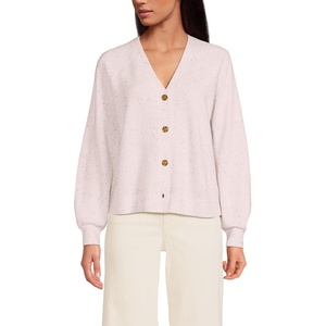 image:imageWomens Cashmere CardiganIvory Confetti Donegal