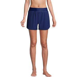 image:imageWomens Curvy Fit 5 Quick Dry Board Shorts Swim Shorts with PantyDeep Sea Navy