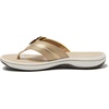 image:imageLands End Adeline Casual Summer Flip Flops for Women with Comfortable Arch Support Cushioned Sandals Women Size 611 Black Brown or Navy Blue Thong Womens SlidesLight Sand