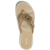 image:imageLands End Adeline Casual Summer Flip Flops for Women with Comfortable Arch Support Cushioned Sandals Women Size 611 Black Brown or Navy Blue Thong Womens SlidesLight Sand