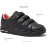 image:imageLands End Boys and Girls Sneakers No Tie Casual Tennis Shoes for Boys and Girls Size 510 Toddler Little and Big Kids 11 to 7 Blue or White with Hook and Loop StrapsBlackPink