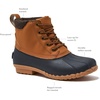 image:imageLands End Dakota Waterproof Boots for Men  Insulated Warm Mens Duck Boots Black or Brown Size 7 to 15 Medium and Extra Wide Width  Winter Snow or Rain Boots MenHazelnut Tan