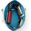 image:imageLands End Open Top Canvas Tote Bag  100 Cotton Canvas Five Pockets Key Strap WaterResistant Base Stands Upright Beach Bag Travel Tote Grocery ToteDenim Blue
