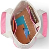 image:imageLands End Open Top Canvas Tote Bag  100 Cotton Canvas Five Pockets Key Strap WaterResistant Base Stands Upright Beach Bag Travel Tote Grocery ToteNaturalFresh Pink