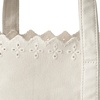 image:imageLands End Open Top Canvas Tote Bag  100 Cotton Canvas Five Pockets Key Strap WaterResistant Base Stands Upright Beach Bag Travel Tote Grocery ToteNatural