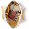 image:imageLands End Open Top Canvas Tote Bag  100 Cotton Canvas Five Pockets Key Strap WaterResistant Base Stands Upright Beach Bag Travel Tote Grocery ToteNaturalGoldenrod