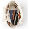 image:imageLands End Open Top Canvas Tote Bag Medium Regular Handle Natural  100 Cotton Canvas Five Pockets Key Strap WaterResistant Base Stands Upright Beach Bag Travel Tote Grocery Tote