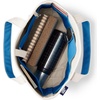 image:imageLands End Open Top Canvas Tote Bag Medium Regular Handle NaturalBeacon Blue