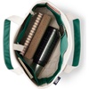 image:imageLands End Open Top Canvas Tote Bag Medium Regular Handle NaturalBright Spruce