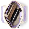 image:imageLands End Open Top Canvas Tote Bag Medium Regular Handle NaturalLavender Cloud