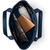 image:imageLands End Open Top Canvas Tote Bag Medium Regular Handle Radiant Navy  100 Cotton Canvas Five Pockets Key Strap WaterResistant Base Stands Upright Beach Bag Travel Tote Grocery Tote