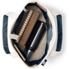 image:imageLands End PreMonogrammed Letter Canvas Tote BagL  NaturalNavy