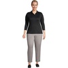 image:imageLands End Womens 34 Sleeve AmericanGrown Supima Cotton Polo ShirtBlack