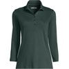 image:imageLands End Womens 34 Sleeve AmericanGrown Supima Cotton Polo ShirtEvening Forest