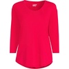 image:imageLands End Womens 34 Sleeve Lightweight Jersey UNeck TunicBerry Rouge