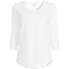 image:imageLands End Womens 34 Sleeve Lightweight Jersey UNeck TunicWhite