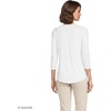image:imageLands End Womens 34 Sleeve Lightweight Jersey UNeck TunicWhite