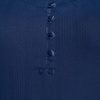 image:imageLands End Womens 34 Sleeve Variegated Micro Rib HenleyDeep Sea Navy