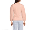 image:imageLands End Womens AmericanGrown Supima Cotton Interlock Scoop Neck Blouson Sleeve TopTinted Peach