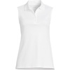 image:imageLands End Womens AmericanGrown Supima Cotton Sleeveless PoloWhite