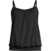 image:imageLands End Womens Blouson Tummy Hiding Tankini Top Swimsuit Adjustable StrapsBlack