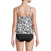 image:imageLands End Womens Blouson Tummy Hiding Tankini Top Swimsuit Adjustable StrapsBlack Havana Floral