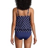 image:imageLands End Womens Blouson Tummy Hiding Tankini Top Swimsuit Adjustable StrapsDeep Sea Polka Dot
