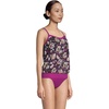 image:imageLands End Womens Blouson Tummy Hiding Tankini Top Swimsuit Adjustable StrapsViolet