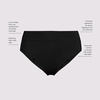 image:imageLands End Womens Chlorine Resistant Pinchless High Waisted Bikini BottomsBlack