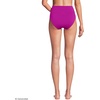 image:imageLands End Womens Chlorine Resistant Pinchless High Waisted Bikini BottomsCrimson Rose