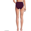 image:imageLands End Womens Chlorine Resistant Pinchless High Waisted Bikini BottomsDark Wine
