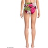 image:imageLands End Womens Chlorine Resistant Pinchless High Waisted Bikini BottomsDark Wine Multi Tropical Palms