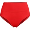 image:imageLands End Womens Chlorine Resistant Pinchless High Waisted Bikini BottomsDaylily Red