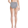 image:imageLands End Womens Chlorine Resistant Pinchless High Waisted Bikini BottomsDeep Sea Navy Mini Stripe