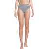 image:imageLands End Womens Chlorine Resistant Pinchless High Waisted Bikini BottomsDeep Sea Navy Mini Stripe