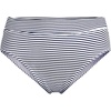 image:imageLands End Womens Chlorine Resistant Pinchless High Waisted Bikini BottomsDeep Sea Navy Mini Stripe
