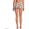 image:imageLands End Womens Chlorine Resistant Pinchless High Waisted Bikini BottomsEgret White Ornate Floral